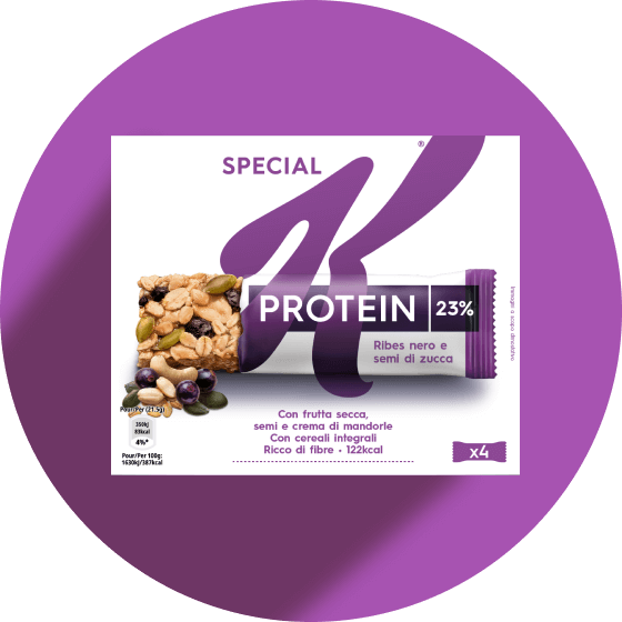 Special K Protein Barretta con Ribes Nero e Semi Di Zucca