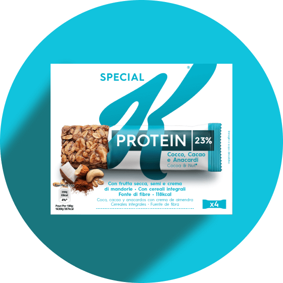 Special K Protein Barretta con Cocco, Cacao e Anacardi